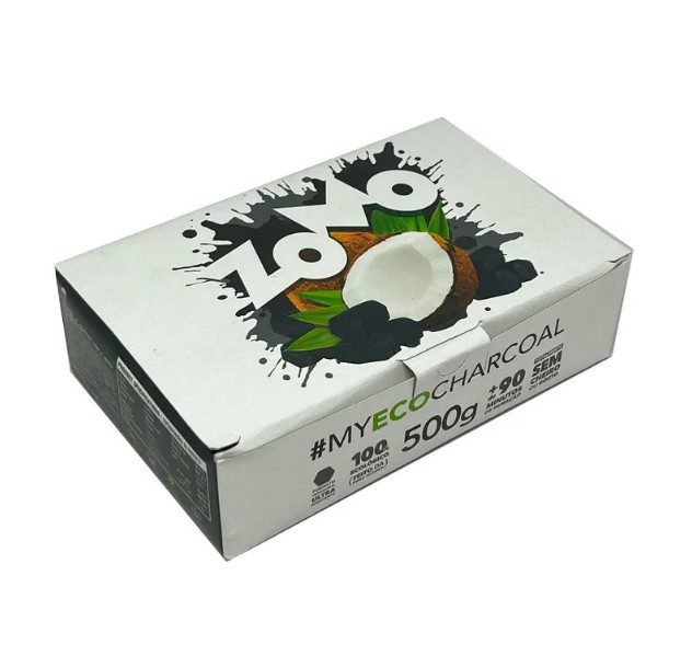 Caixa Carvão de Coco Zomo 500g