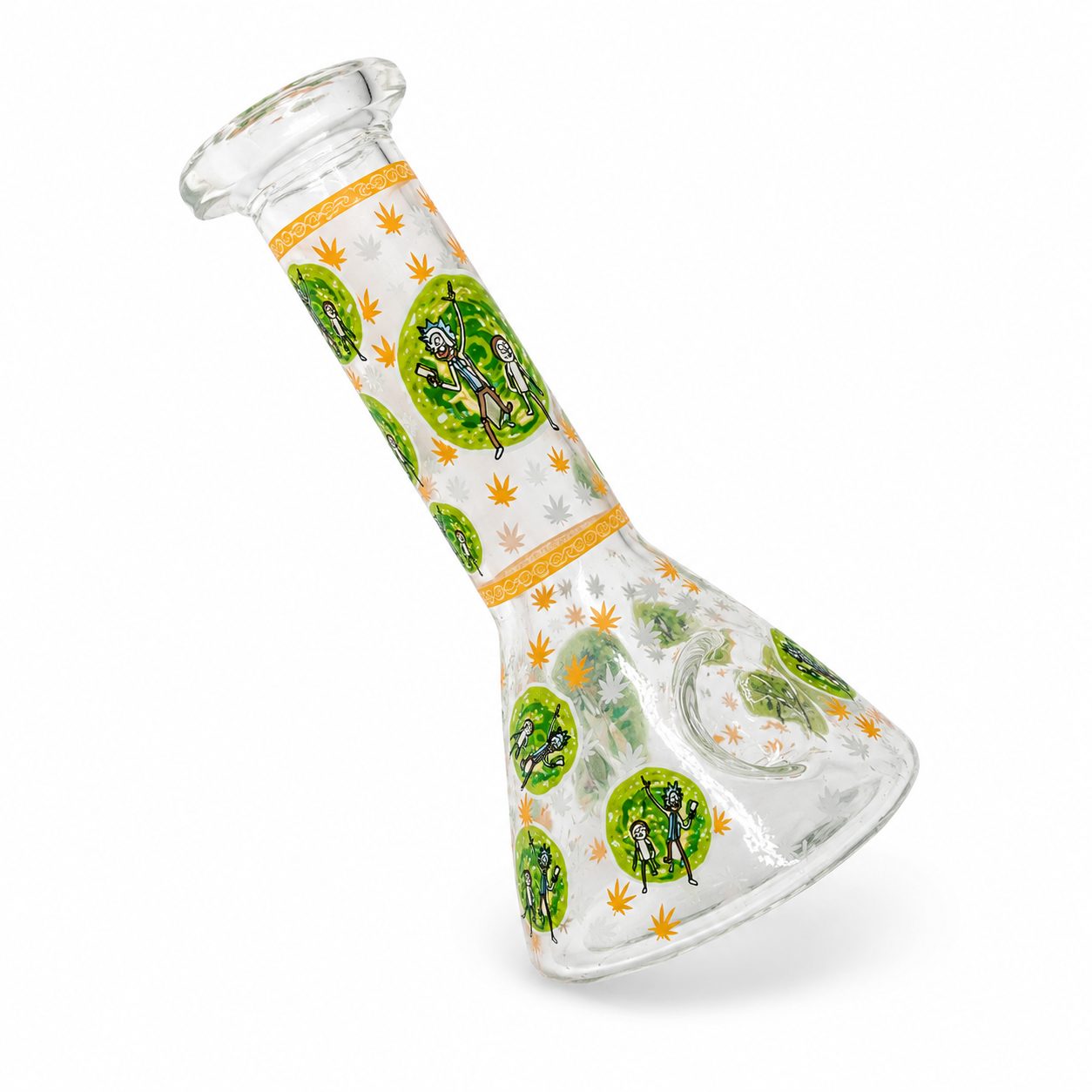 Bong de Vidro Rick e Morty Estampado SS050