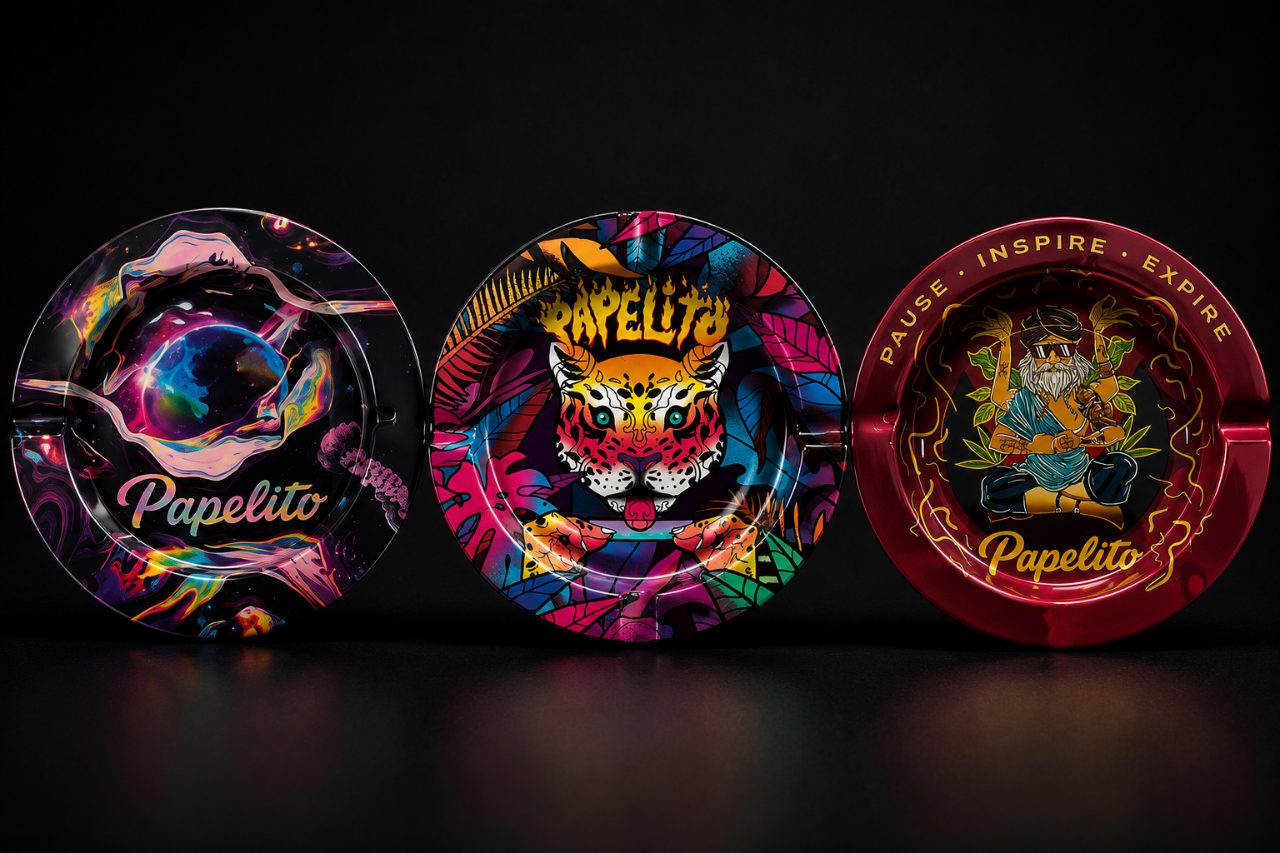 Cinzeiro Metal Papelito