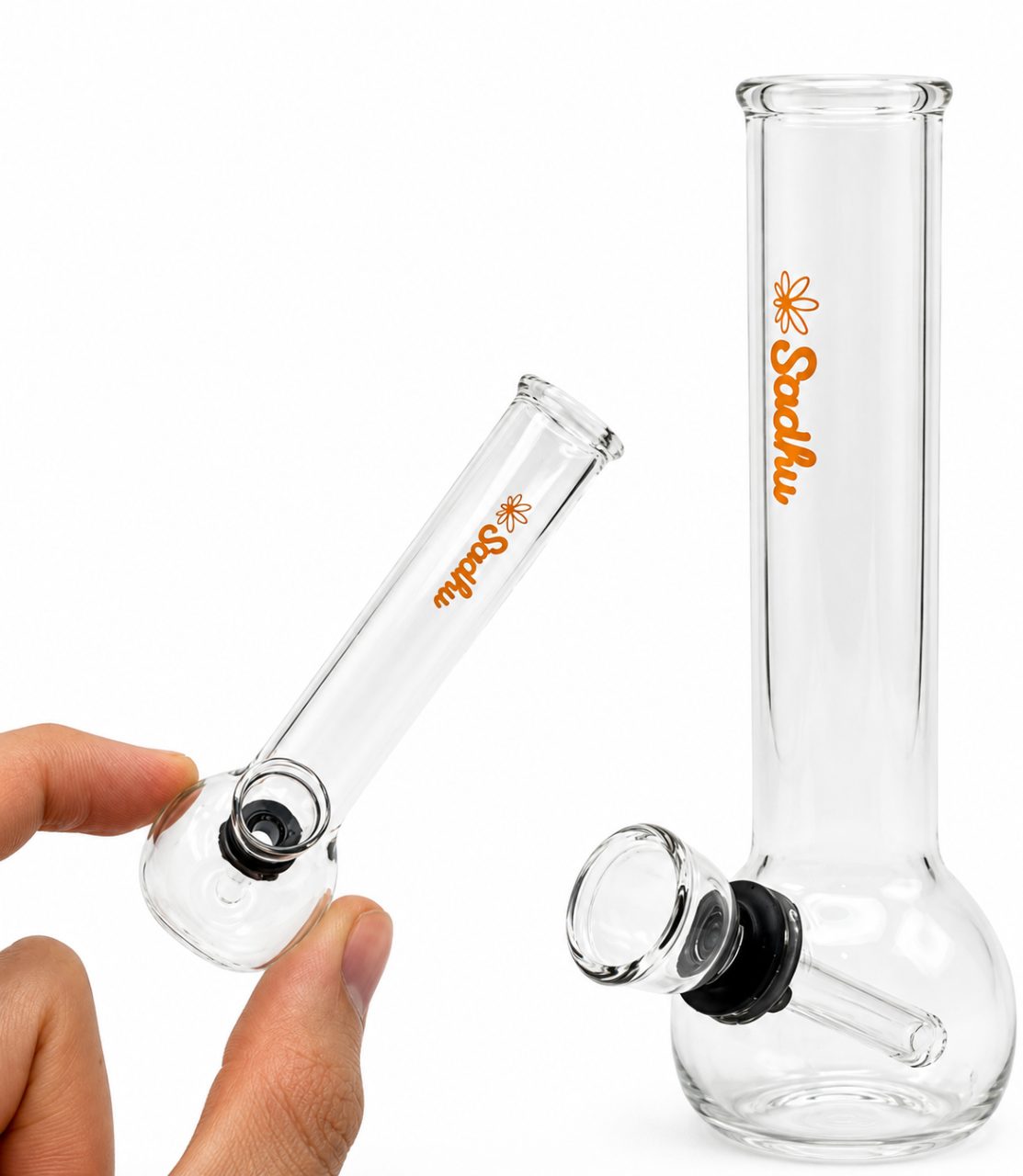 Mini Bong De Vidro Sadhu 8,5 cm