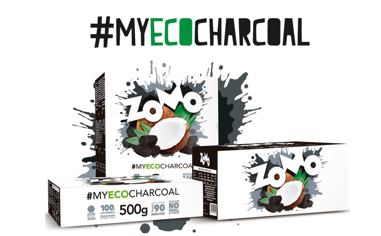 Caixa Carvão de Coco Zomo 500g