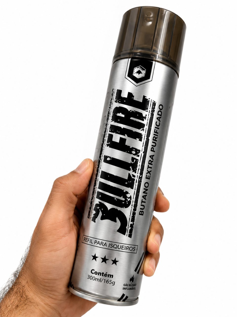 Gás Butano Bullfire Volcano Para Recarregar Isqueiro 300ml