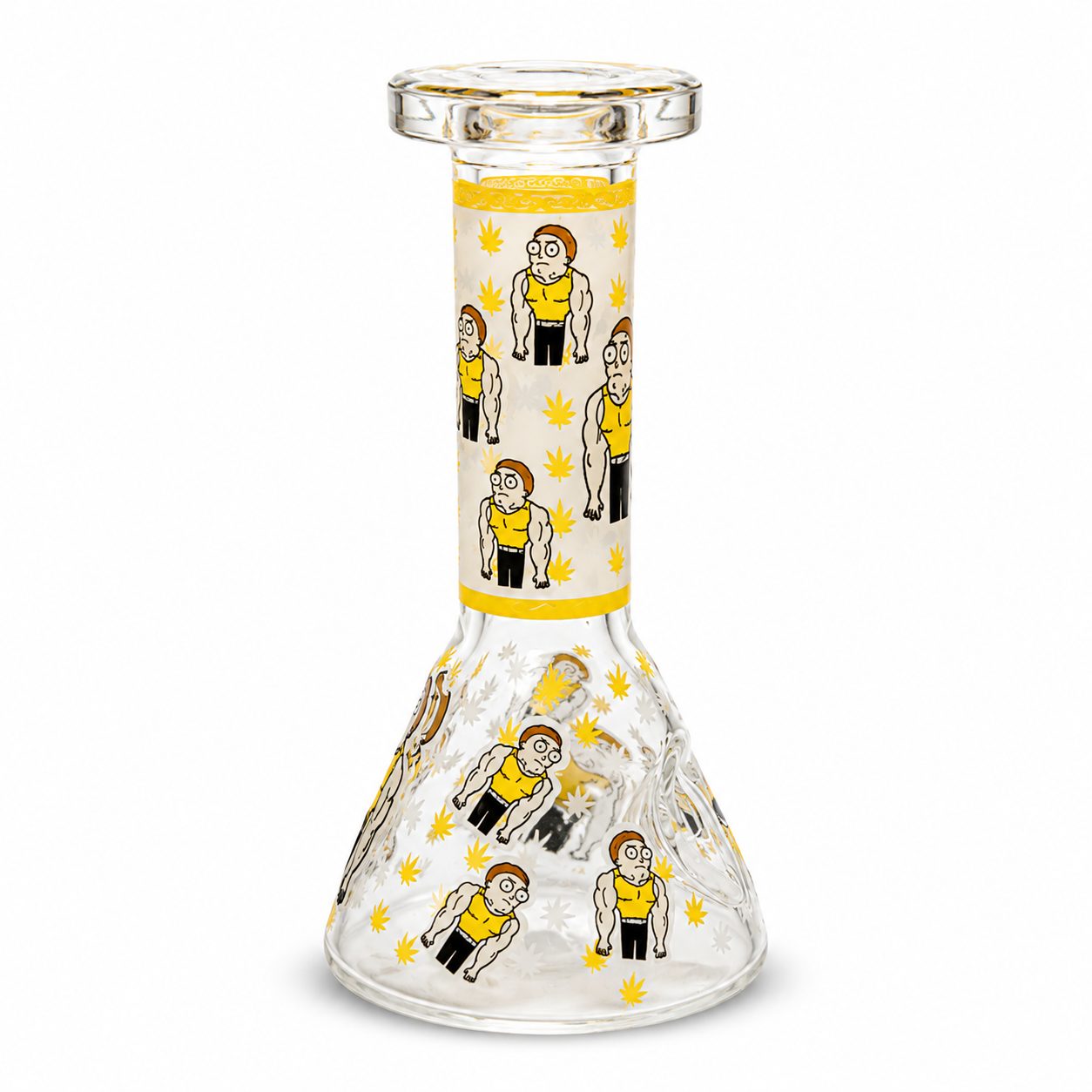 Bong de Vidro Rick e Morty Estampado SS050